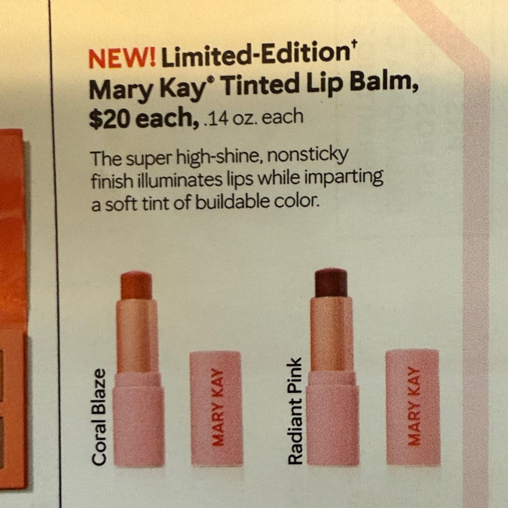 Mary Kay Tinted Lip Balm - Radiant Pink - Picture 3 of 4
